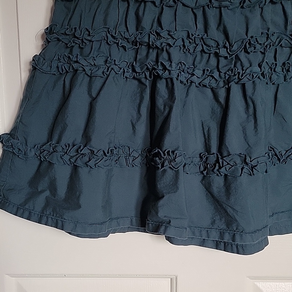 Ann Taylor LOFT skirt, 4P, dark green. - Picture 6 of 8
